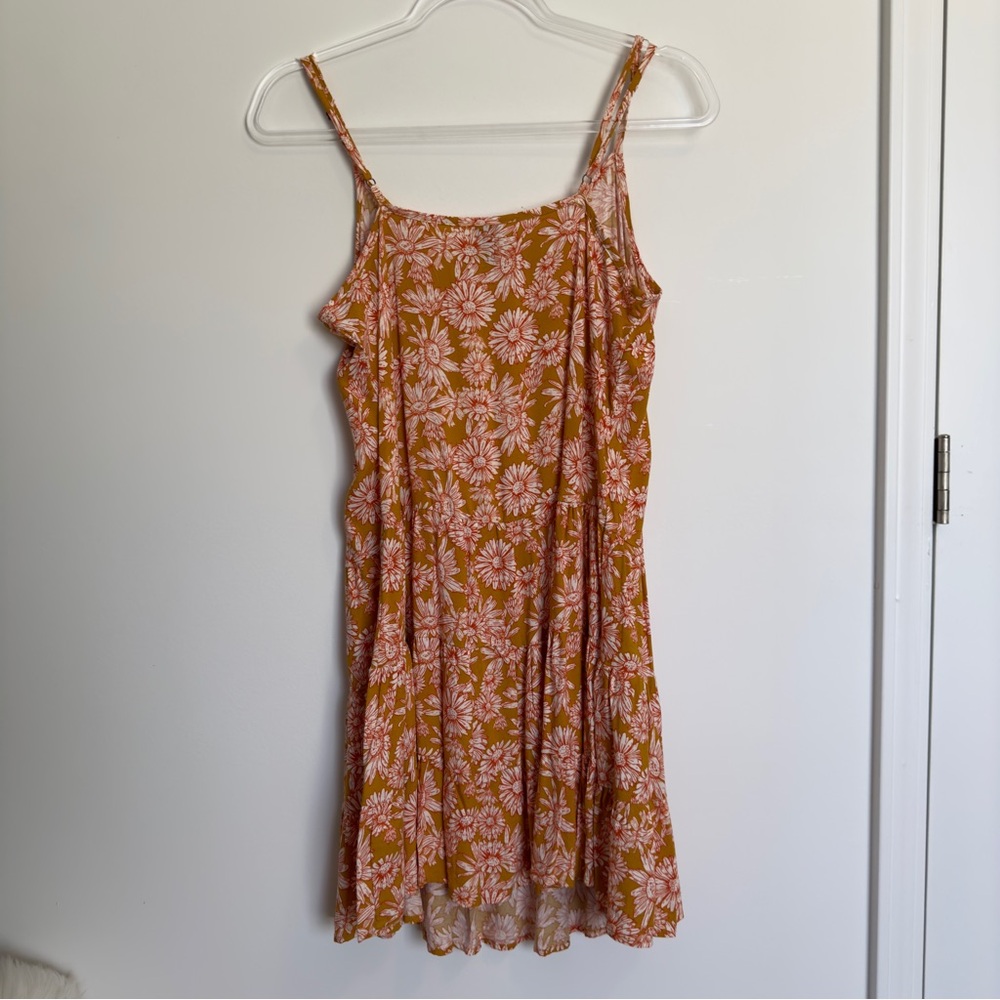 Wild Fable Mustard Floral Daisy Dress - Picture 7 of 8